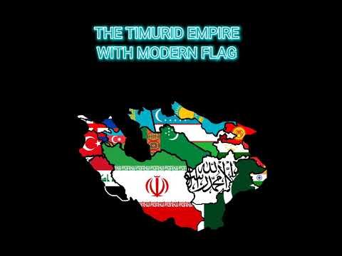 The Timurid Empire with modern Countries #onlyeducation #history #