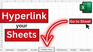 Link Every Worksheet to a Master Sheet - Excel Organization Tips