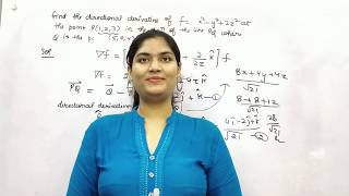 Derivatives: How To Calculate The Directional Derivative Of A Function.