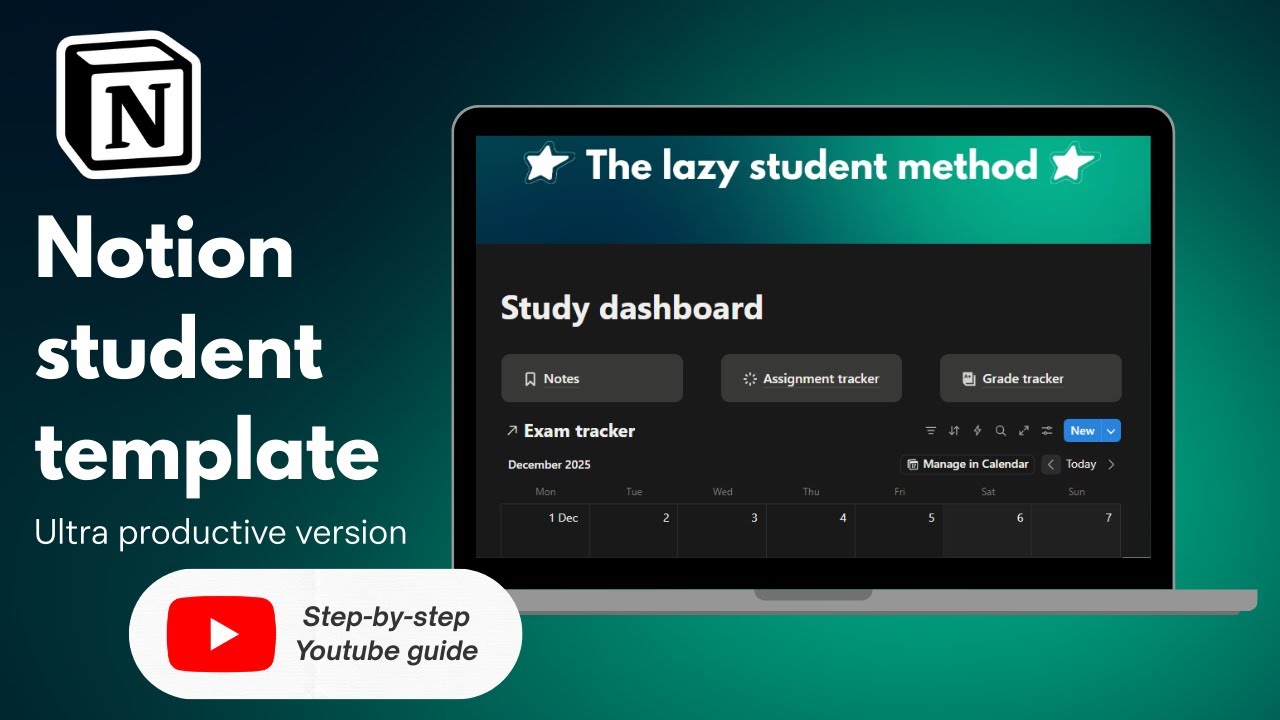 The Ultimate Notion Study Template for Students (Step-by-Step Guide ...