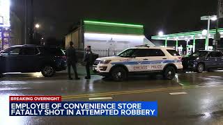 Chicago convenience store worker killed in robbery attempt