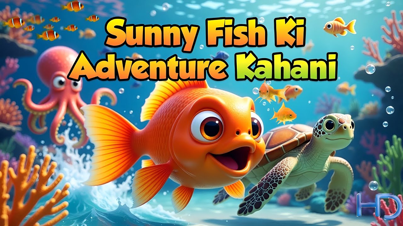 Sunny Fish Adventure Story 🐠🌊 | Underwater Friendship Animated Film 🎬 ...