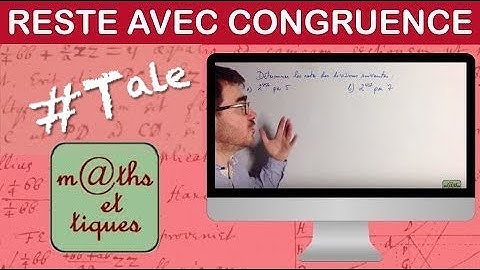 Calculer un reste à l