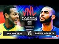 Yoandy Leal vs Earvin Ngapeth | Brazil vs France | VNL 2021 | Highlights