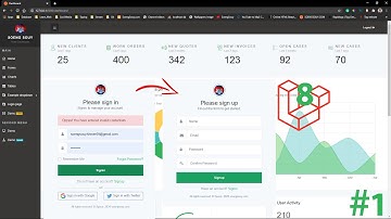 Login and register admin dashboard Laravel last version
