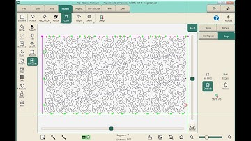  Pro Stitcher software-Removing jump stitches after crop and customizing the jump stitch. 