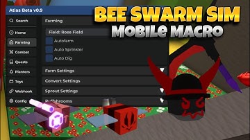 🐝Atlas Bee Swarm Simulator Script (Mobile Macro, Natro Macro Webhook)