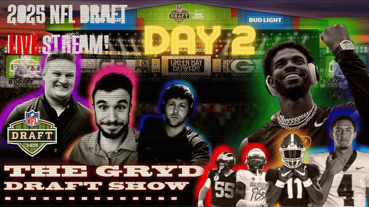 THE GRYD 2025 NFL DRAFT LIVE REACTION SHOW | DAY 2