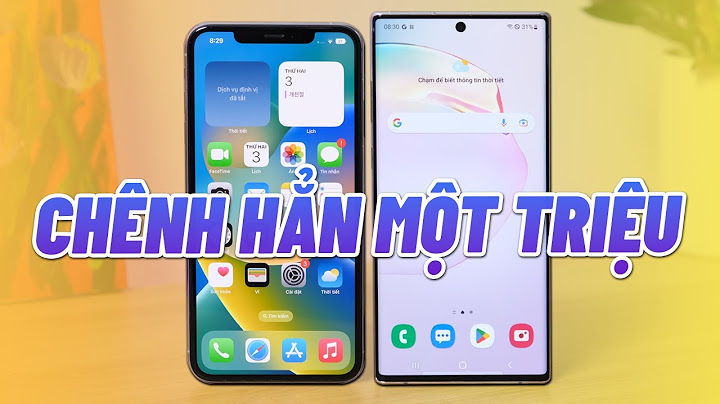 So sánh iphone xs và note 10