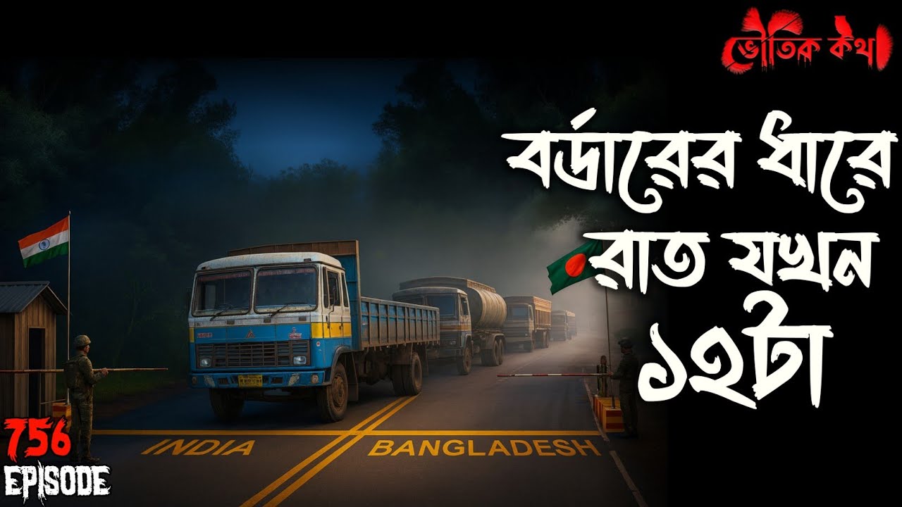 বর্ডারের ধারে ট্রাক নিয়ে দাঁড়িয়ে রাতে যখন ১২টা | Voutik Kahini | Sotti Bhuter Ghotona | Bhoot Fm