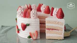 Strawberry Pink Velvet Cake Recipe | Cream Cheese Buttercream Cake