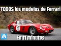 Todos los modelos de Ferrari en 11 Minutos