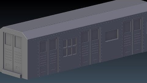Blender: Modeling a Subway Train (Part 2)