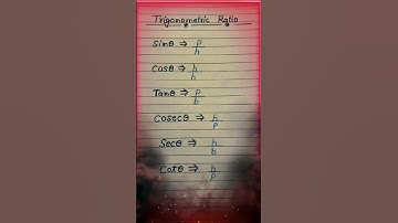 All Important Trigonometry Formulas | Class 10 Maths Revision #trigonometry ratio #formula #maths