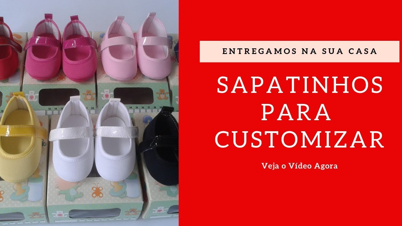 sapatinho para customizar atacado