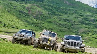 Jeep Wrangler Fest больше 30 джипов в горах Кавказа!!! Самые крутые пейзажи Кавказских гор!