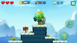 Jungle Adventure World - Ice Field Level 8 screenshot 2