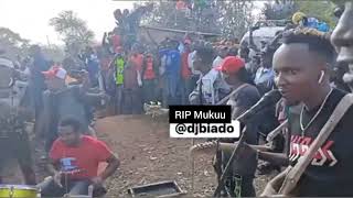"Katombi Playing Guitar In Mukuu's Burial" See What Fans Spotted During Live Burial Dance #treding
