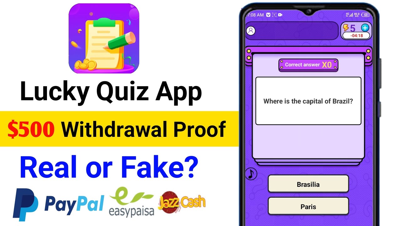 Lucky Quiz | Lucky Quiz App Real or Fake | Payment & Withdrawal proof | Lucky Quiz Legit or scam App