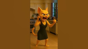 Mèo con bị gài bẫy ăn trộm tiền của mẹ kế#shorts #cat #ai #meow #meo