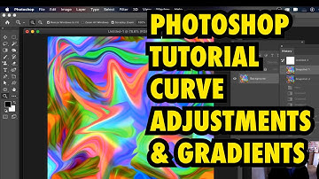Curve Adjustments Gradients In Photoshop | How To | Color Effects | Graphicxtras