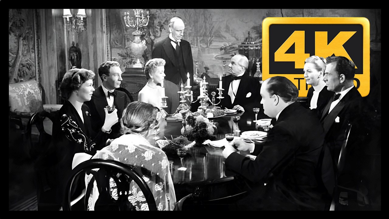 🎬 Три шага в темноте (1953) 4K | Британский детектив | Грета Гюнт и Хью Синклер 🕯️🔍