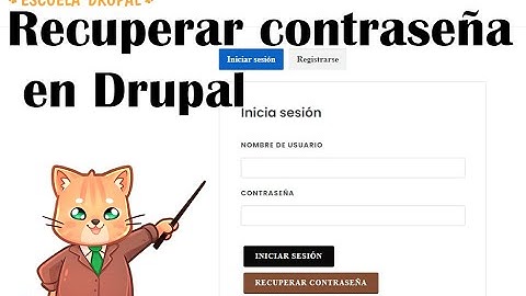4 métodos para recuperar la contraseña del admin en Drupal