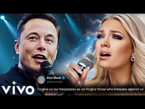 Elon Musk & Erika Kirk LIVE Duet – Forgive Us Our Trespasses, Oh God | Charlie Kirk Tribute| AI gen.