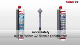 more safety due to fischer C2 seismic performance
