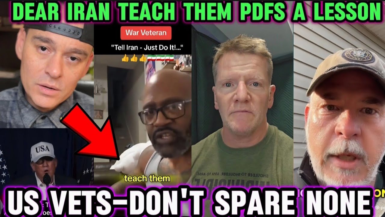 Us Military Vets Respond to Irans threats 2 Teach Trump & Bibi a lesson to remember,