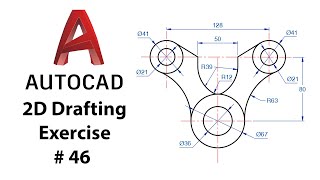 AutoCAD 2D Drafting Exercise # 46  Basic to Advance in Hindi
