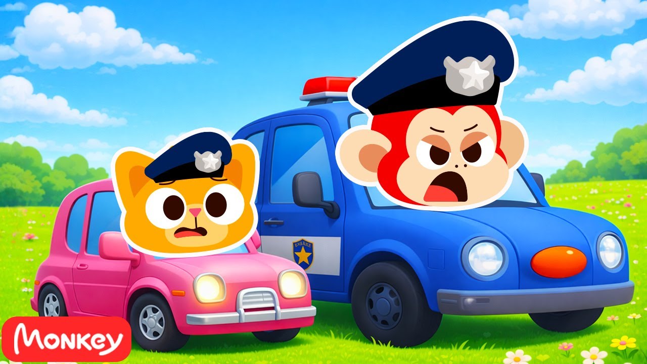Kids' Driving Center 🚑👮🚨 Jobs Career & Professions | Monkey Junior Play & Learn