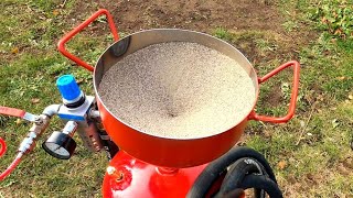 Amazing and Very Powerful Portable Air Sandblaster using Gas Bottle | DIY