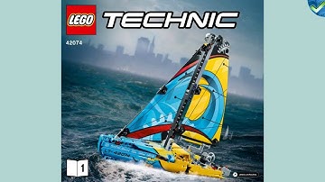 42074 A Racing Yacht LEGO® Technic Manual at the Brickmanuals Instruction Archive