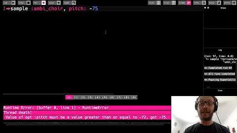 Sonic Pi Tutorial - Sample function options part 1