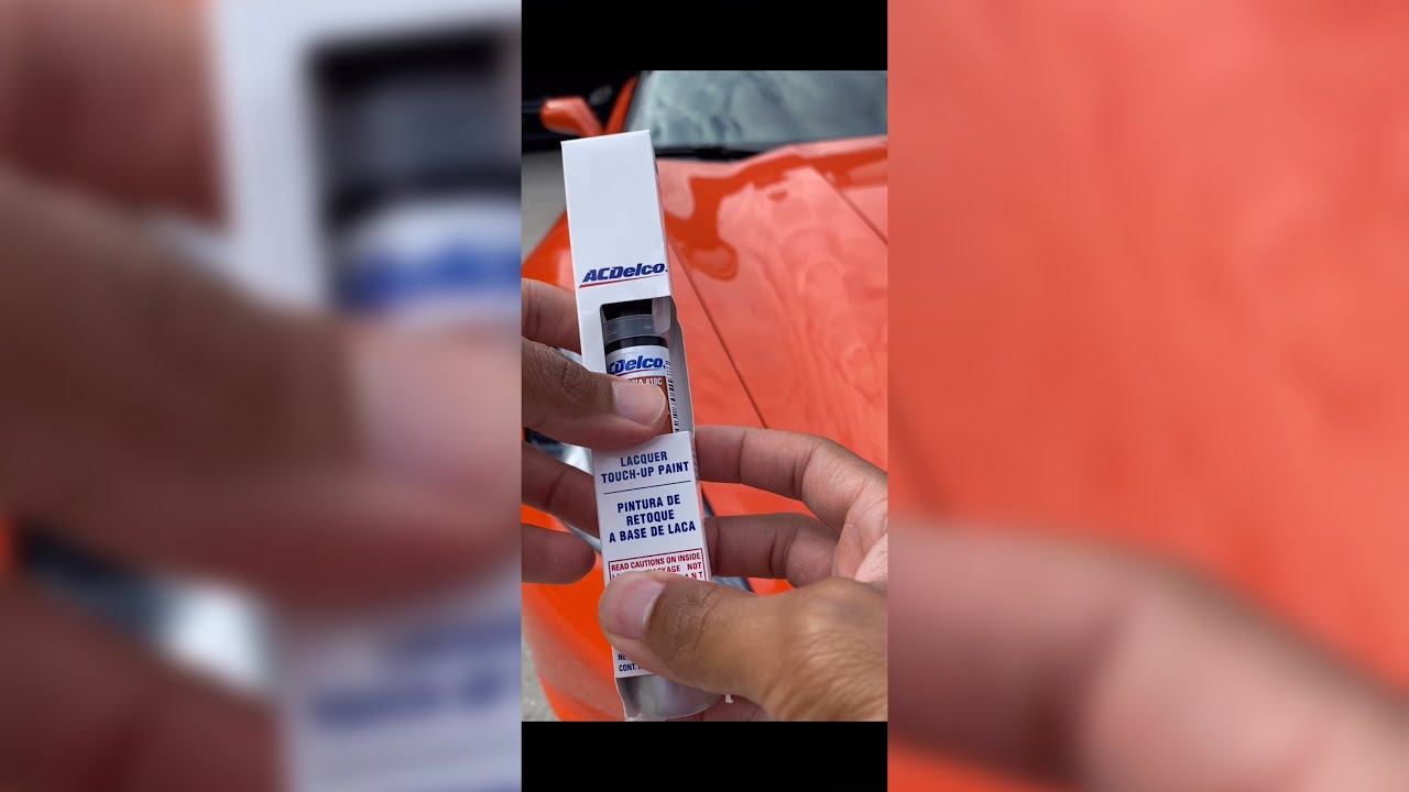 How to fix a paint chip on your car using an AC Delco touch-up paint pen 