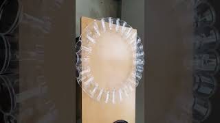 Recycled plastic glasses into lamp #diy #craft #diycrafts #shorts #homedecor #homedesign #subscribe