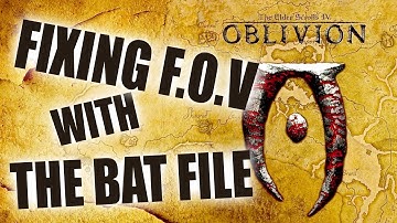 [EN] Fixing Field of View on TES: Oblivion without mods.