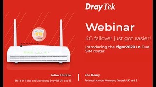 Webinar: Introducing the Vigor2620 Ln Dual SIM router screenshot 2