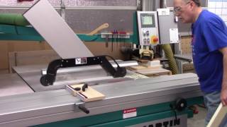 Sliding Tablesaw: Episode 2 Part 4 Ripping using Fritz and Franz Jig This video demonstrates use of the Fritz and Franz jig to rip lumber. It also shows how I rip thin strips for use as edgebanding.