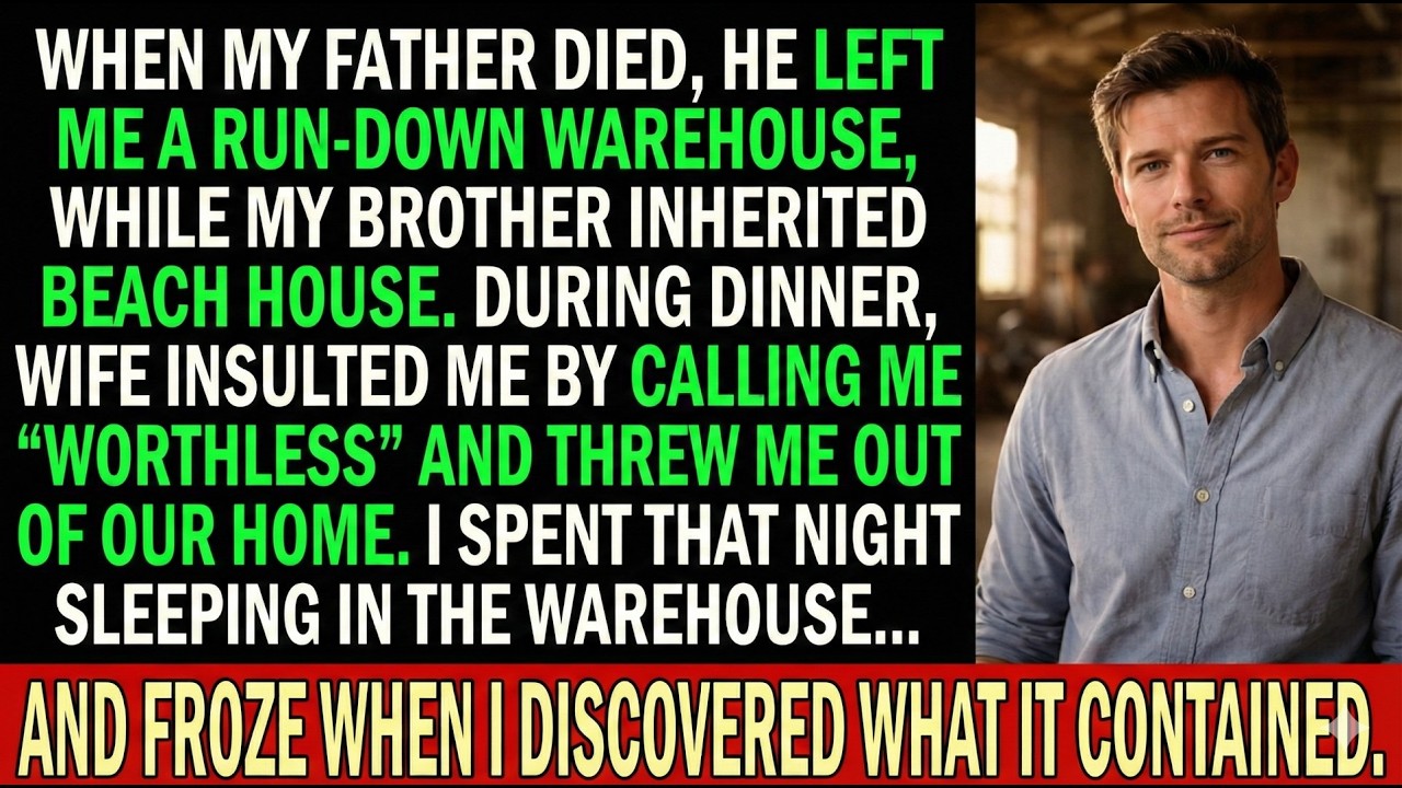 My Father Left Me an Old Warehouse. My Wife Said I Was a Failure… Until I Stepped Inside.