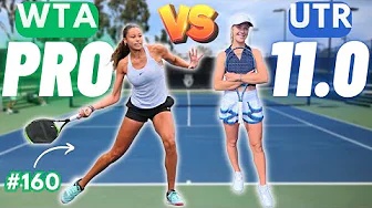 WTA Pro vs Tennis Influencer! @tenniswithema