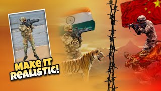 India Vs China Concept, Hd Manipulation Photo Editing in Picsart in Hindi | by Skay Studios screenshot 1