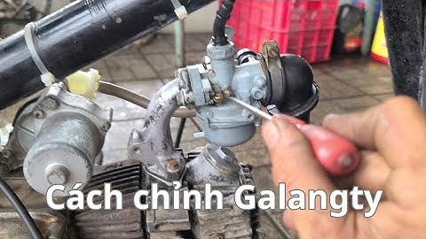 Cách chỉnh bình xăng con xe máy đơn giản