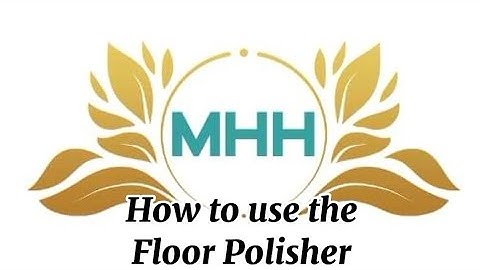 Using of Floor Polisher | Caregiving  NC2 | HealthCare Sector