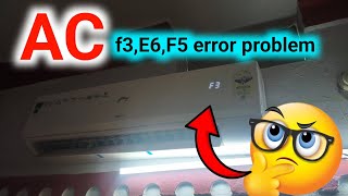 Godrej AC f3 error ac error code e4 all ac error codeac error code list