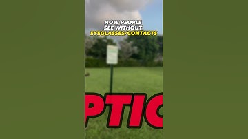 How people see without glasses/contacts #eyeglasses #myopia #nearsighted #eyehealth #fyp #optician