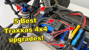 5 Best Traxxas Slash 4x4, Stampede 4x4, Rustler 4x4, Rally 4x4 upgrades