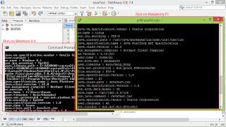 Develop Java application in Windows, run in Raspberry Pi.