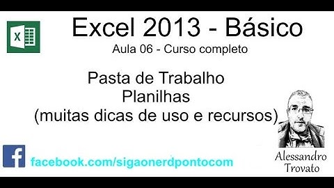 Curso Excel #06 - O que é uma Planilha - Módulo Básico